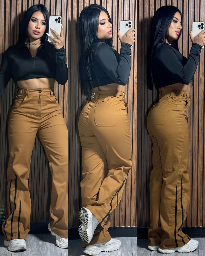 Pantalón dril lineas