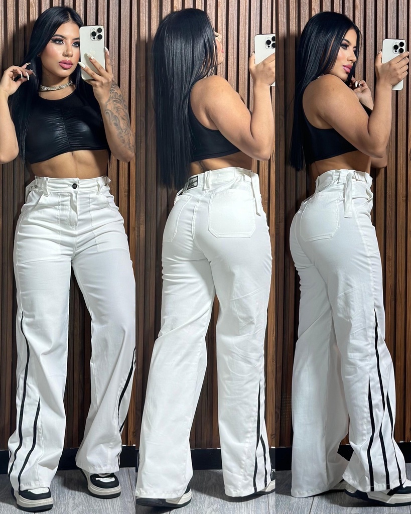 Pantalón dril lineas