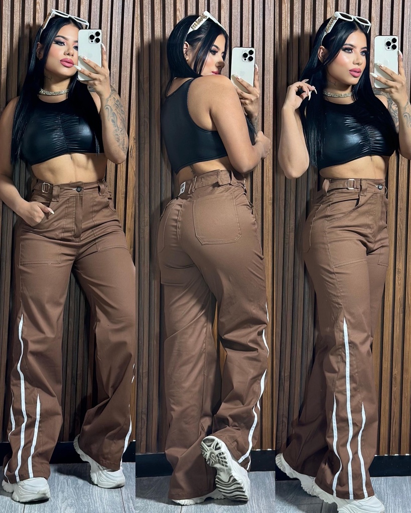 Pantalón dril lineas