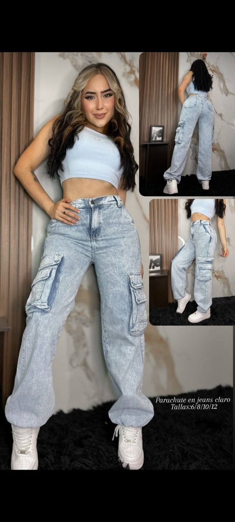 Parachutte en jean 